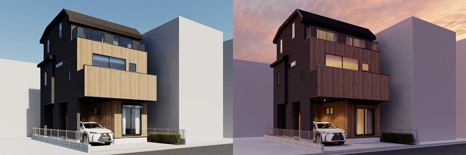 住宅外観パース原図集　1000種類　建築資料研究社 ハウスデザイン集｜遊ベーシックデザインの会 住まいの文化座