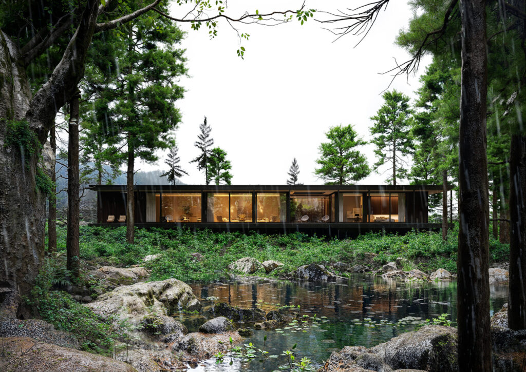 FORESTHOUSE 外観CGパース