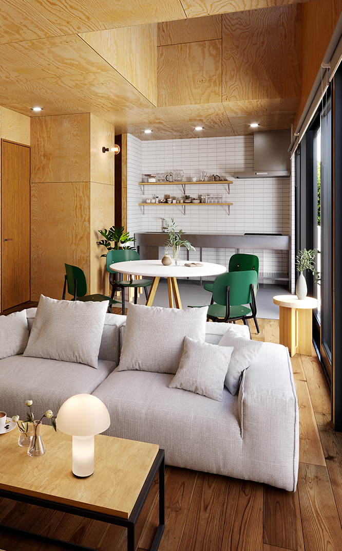 戸建住宅外観CGパース・制作事例